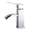 Alfi Brand Polished Chrome Square Body Curved Spout Sgl Lever Bathroom Faucet AB1258-PC - alternate 4
